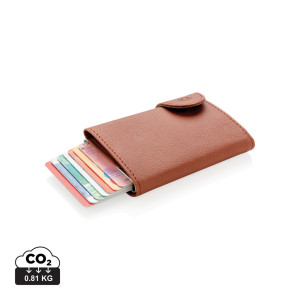 Porte-cartes anti RFID C-Secure Couleur:Marron