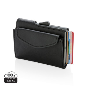 Porte-cartes et portefeuille anti RFID C-Secure Couleur:Noir