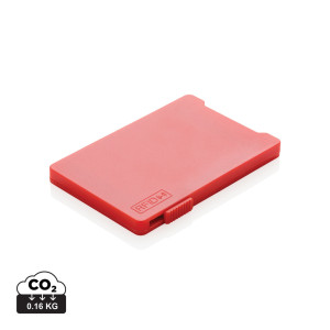 Porte-cartes anti RFID Couleur:Rouge