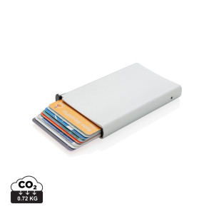 Porte cartes anti-RFID en aluminium Couleur:Argent