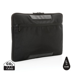 Pochette ordinateur 15.6" Swiss Peak Voyager en rPET AWARE™ Couleur:Noir