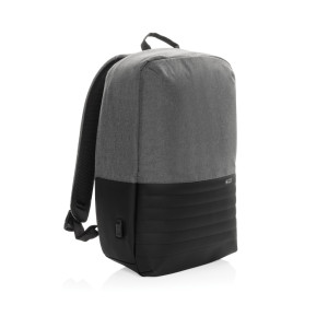 Sac à dos antivol pour ordinateur 15' Swiss Peak AWARE™ Couleur:Gris