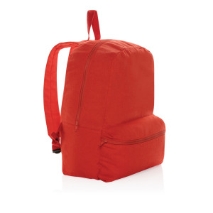 Sac à dos en toile recyclé 285 g/m² Impact Aware™ Couleur:Rouge