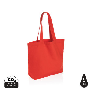 Sac shopping en toile recyclé 240g/m² Impact Aware™ Couleur:Rouge