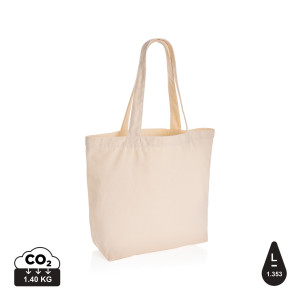 Sac shopping en toile 240g/m² recyclée non teinté Aware™ Couleur:Blanc cassé