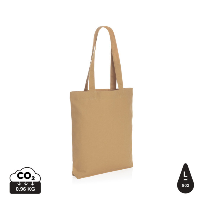 Sac tote en toile recyclée et non teintée Impact AWARE™ Couleur:Marron