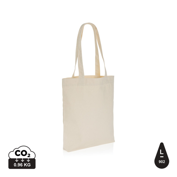 Sac tote en toile recyclée et non teintée Impact AWARE™ Couleur:Blanc cassé