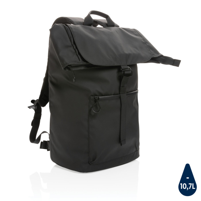 Sac à dos ordinateur 15,6" en rPET déperlant Impact AWARE™ Couleur:Noir