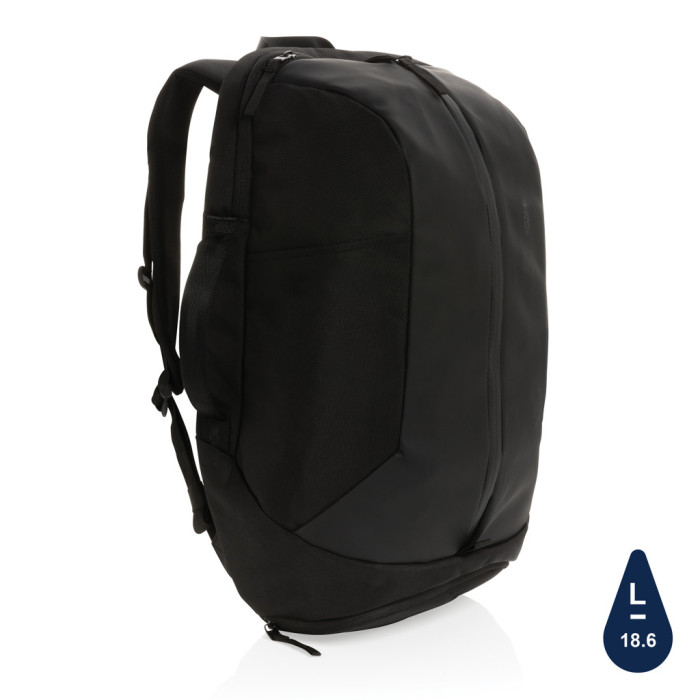 Sac à dos travail/gym Swiss Peak en rPET AWARE™ Couleur:Noir