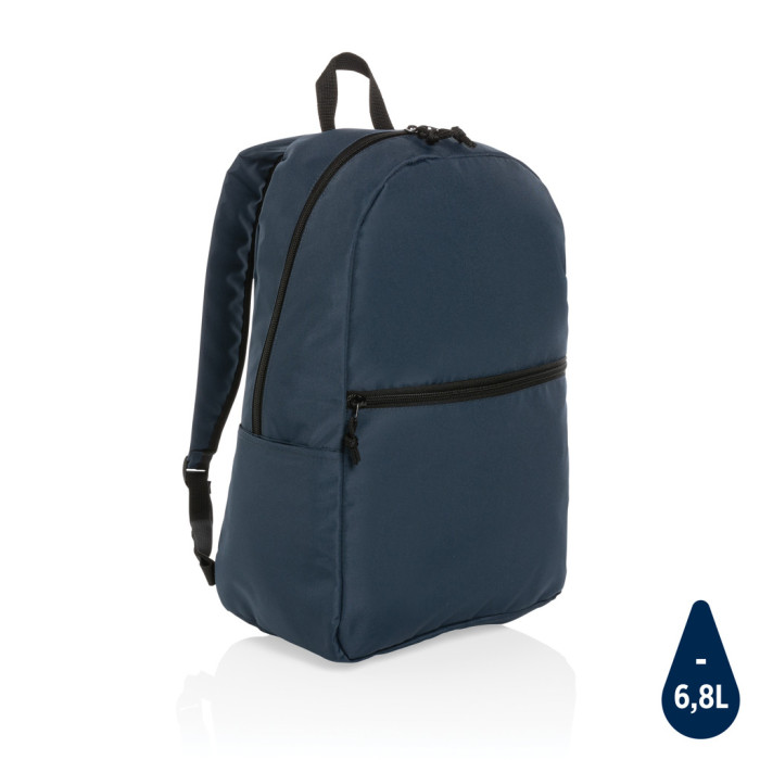 Sac à dos en rPET Impact AWARE™ Couleur:Bleu marine