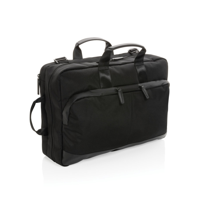 Sac à dos 2-en-1 pour ordinateur portable Swiss Peak AWARE™ Couleur:Noir