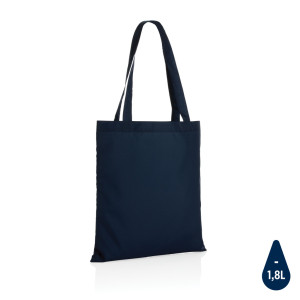 Sac tote en rPET 190T Impact AWARE™ Couleur:Bleu marine