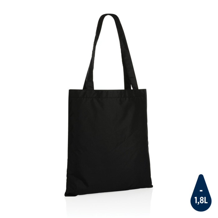 Sac tote en rPET 190T Impact AWARE™ Couleur:Noir