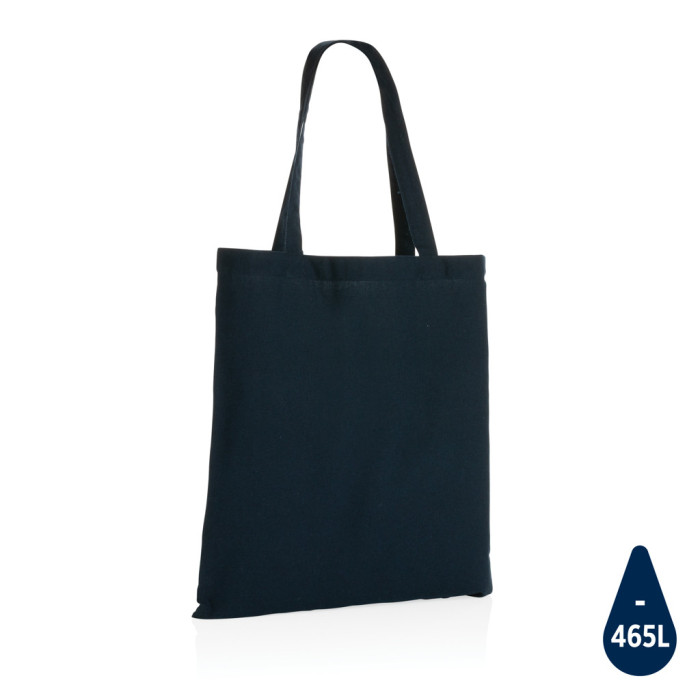 Sac tote bag en coton recyclé 145 gr Impact AWARE™ Couleur:Bleu marine