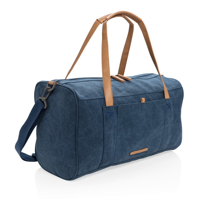 Sac weekend en toile Couleur:Bleu