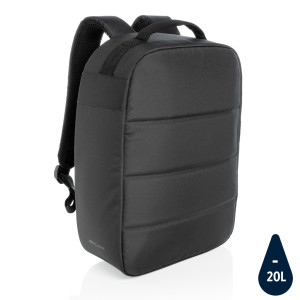 Sac à dos antivol Impact en rPET AWARE™ Couleur:Noir