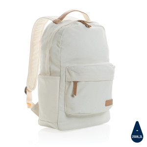 Sac à dos Impact AWARE™ en toile 16oz recyclé Couleur:Blanc cassé