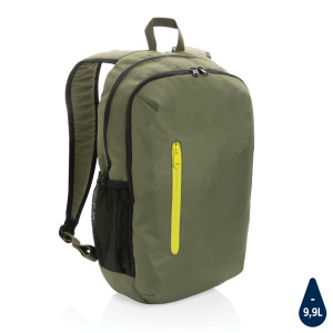 Sac à dos casual 300D rPET Impact AWARE™ Couleur:Vert