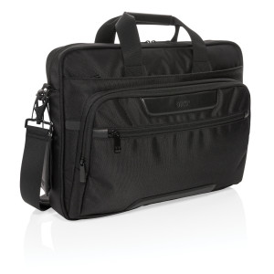 Sac ordinateur 15,6" Voyager en RPET avec anti RFID Couleur:Noir