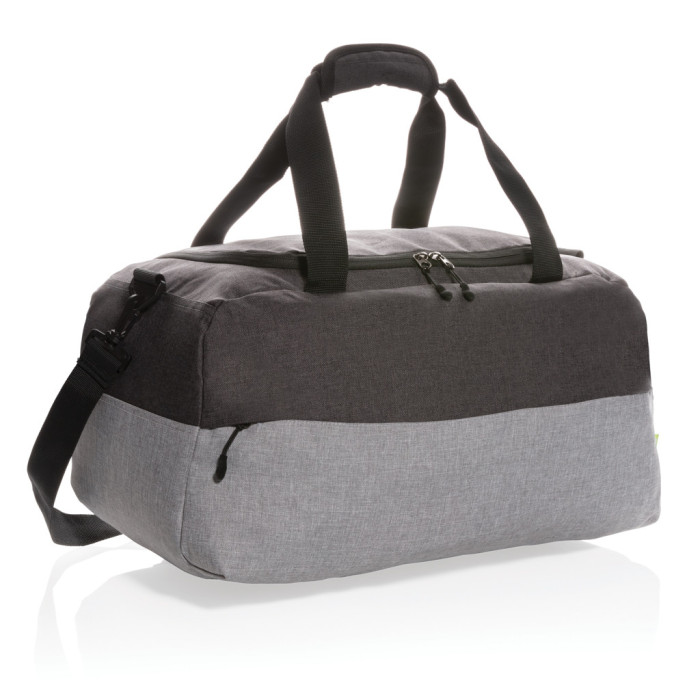 Sac de week-end rPET anti-RFID sans PVC Couleur:Gris