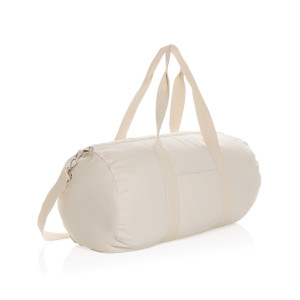 Sac de sport en toile recyclée et non teintée Impact AWARE™ Couleur:Blanc cassé