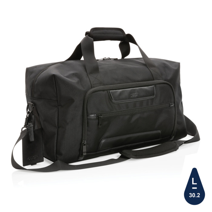 Sac weekend Swiss Peak Voyager en rPET AWARE™ Couleur:Noir