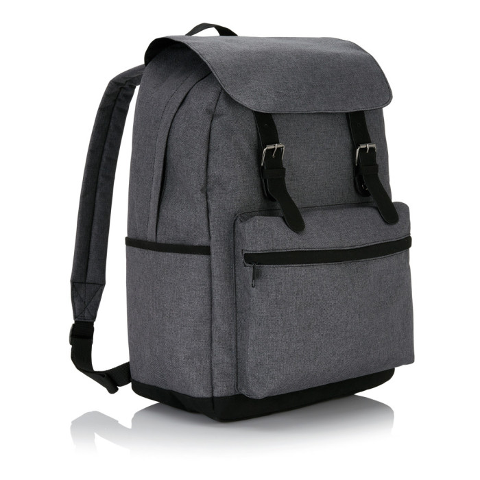 Sac à dos pour ordinateur portable avec sangles magnétiques Couleur:Gris