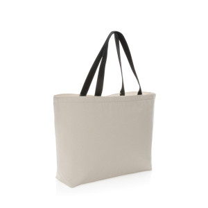 Sac tote iso en toile 240 g/m² recyclée non teintée Aware™ Couleur:Blanc cassé