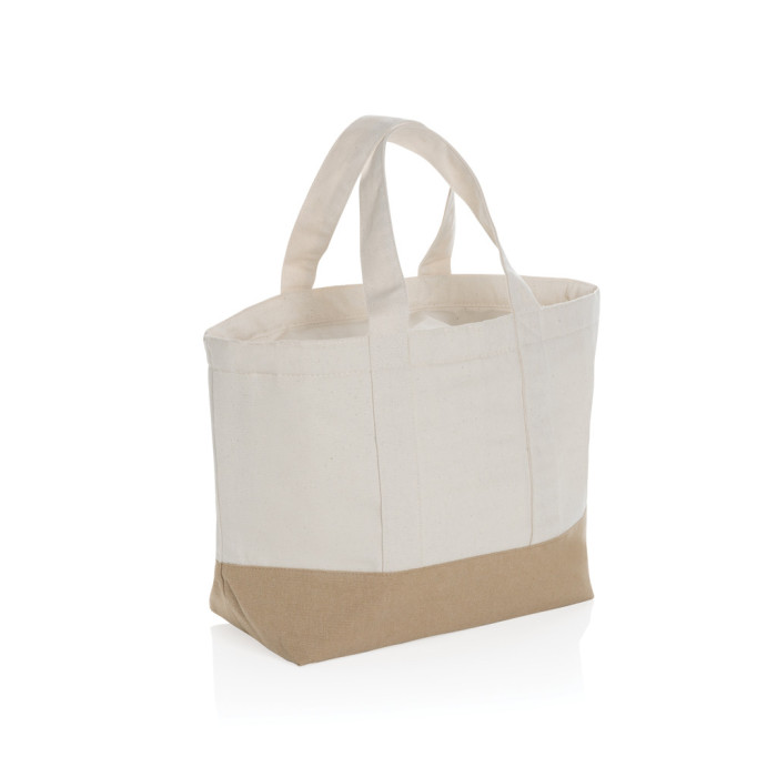 Sac isotherme en toile recyclé et non teinté Impact AWARE ™ Couleur:Blanc cassé