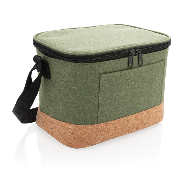 Sac isotherme double ton avec finition liège Couleur:Vert