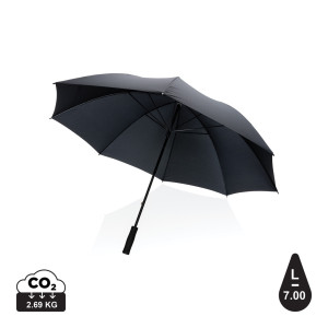 Parapluie tempête 30" en rPET 190T Impact AWARE™ Couleur:Noir