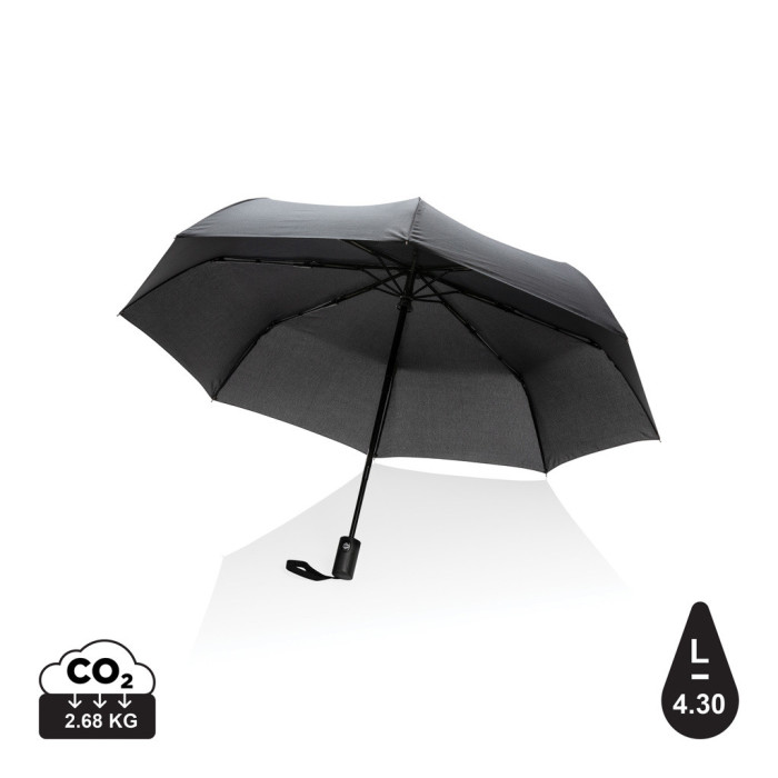 Parapluie 21" automatique en rPET 190T Impact AWARE™ Couleur:Noir