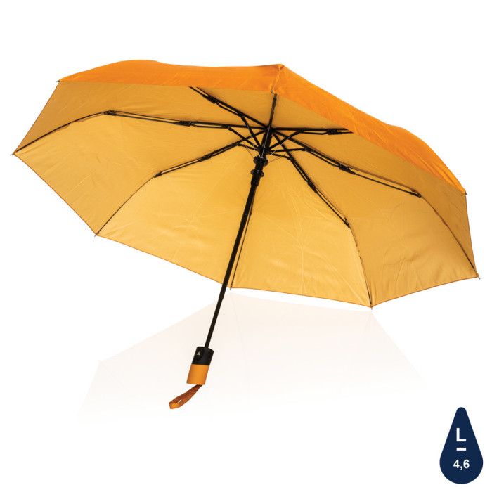 Mini parapluie 21" à ouverture automatique Impact AWARE™ Couleur:Orange