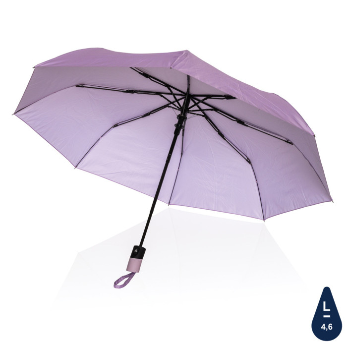 Mini parapluie 21" à ouverture automatique Impact AWARE™ Couleur:Violet