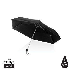 Parapluie 20.5"ultra léger et auto Swiss Peak rPET Aware™ Couleur:Noir