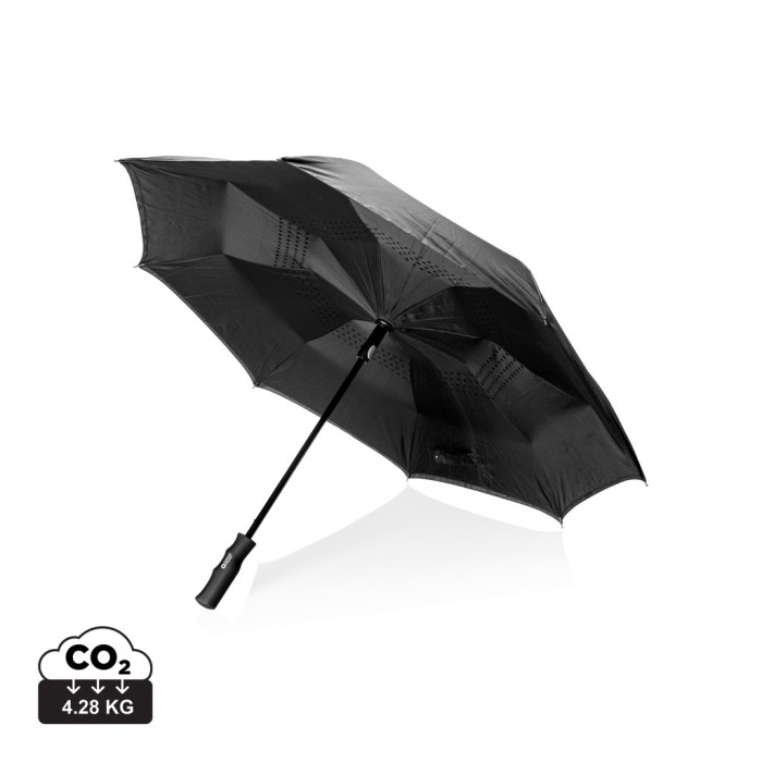 Parapluie réversible Swiss Peak 23" Couleur:Noir