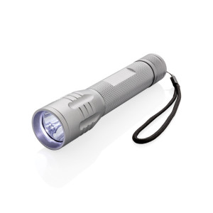 Lampe torche CREE 3 W large Couleur:Gris