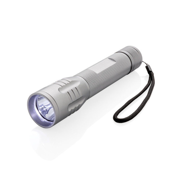 Lampe torche CREE 3 W large Couleur:Gris