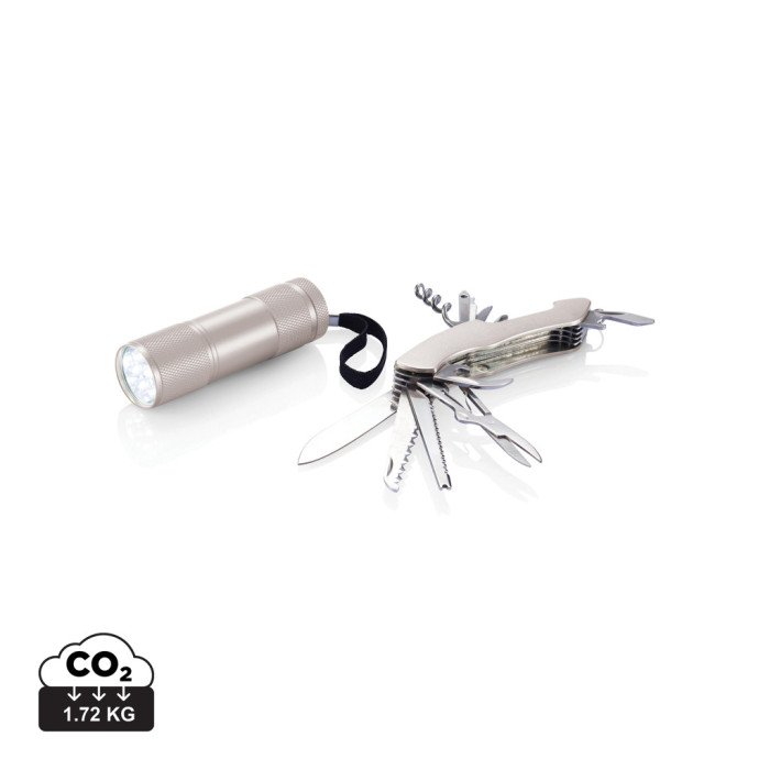 Set d’outils Quattro Couleur:Argent