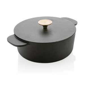 Cocotte 23cm en fonte Ukiyo Couleur:Noir