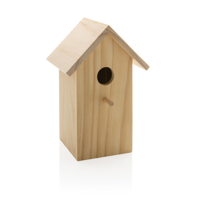 Maison pour oiseaux en bois FSC® Couleur:Marron