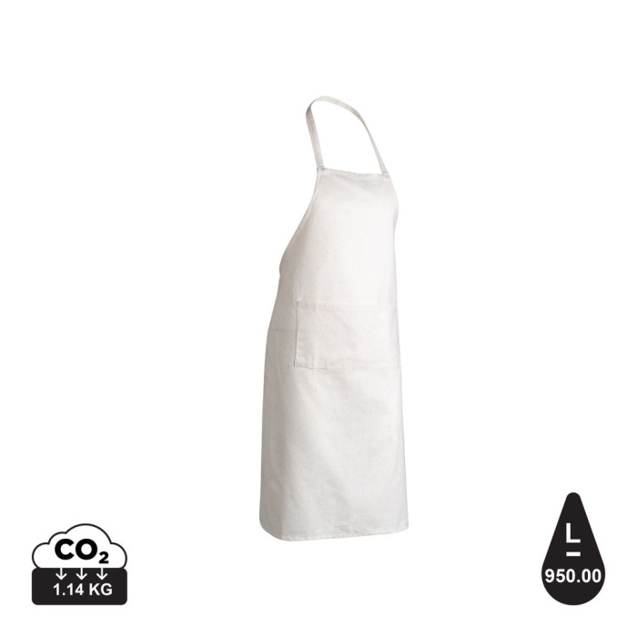 Tablier en coton Impact AWARE™ Couleur:Blanc cassé