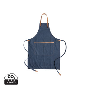 Tablier de chef en toile Deluxe Couleur:Bleu