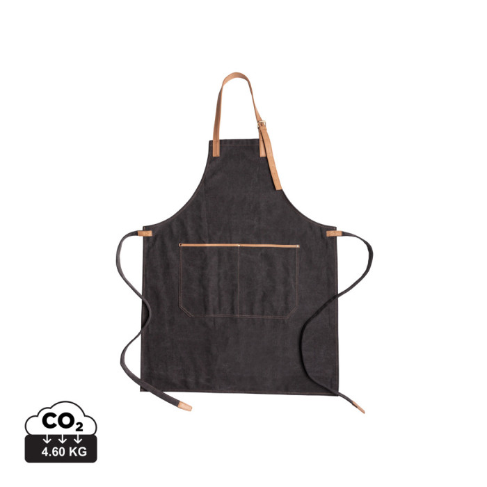 Tablier de chef en toile Deluxe Couleur:Noir