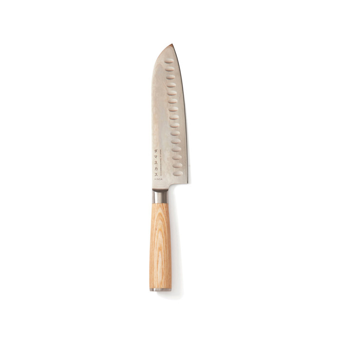 VINGA Couteau Santoku Hattasan Damascus Couleur:Argent