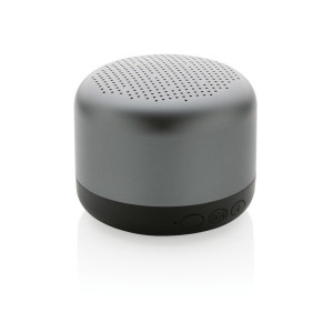 Enceinte sans fil 5W en aluminium recyclé RCS Terra Couleur:Gris