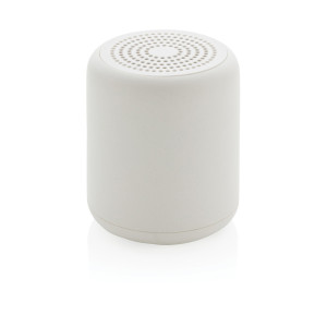 Enceinte sans fil 5W en plastique recyclé certifié RCS Couleur:Blanc