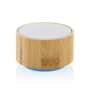 Enceinte 3W en bambou FSC® et ABS RCS Couleur:Blanc