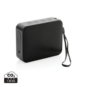 Enceinte 3W en plastique recyclé RCS Urban V Vallejo Couleur:Noir