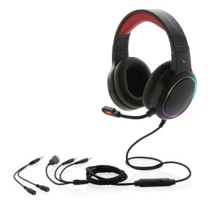 Casque gaming RGB Couleur:Noir